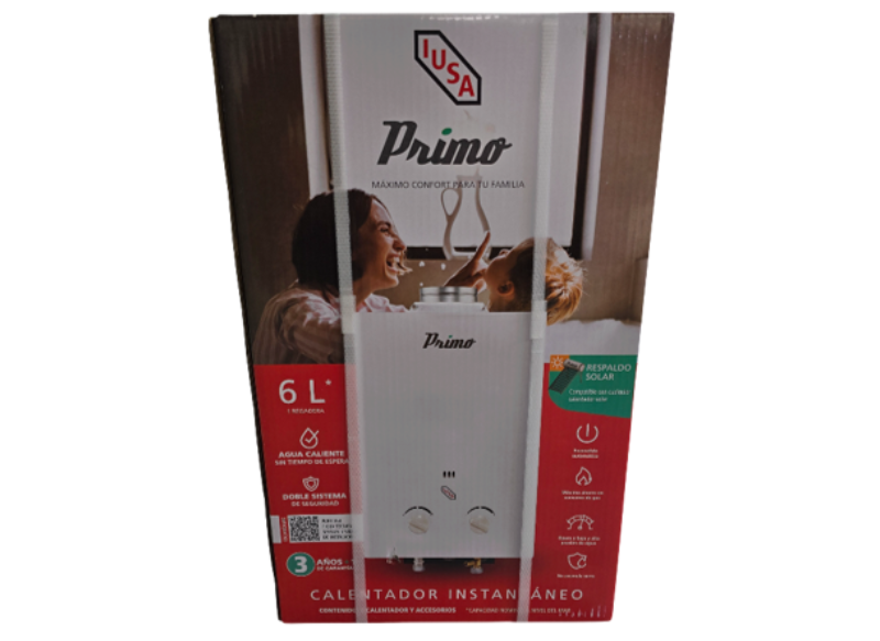 Calentador instantáneo Primo 6 L para Gas LP